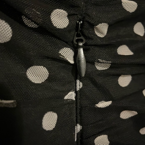 XS Black w/ white polka dot BCBG Dess - Picture 5 of 5